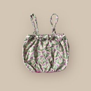 Floral Print Sleeveless Top